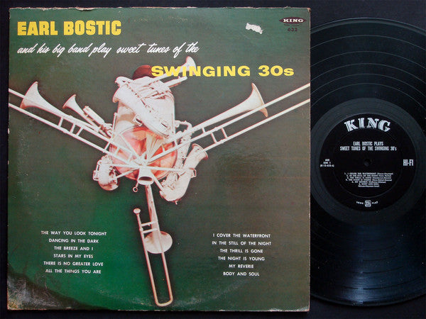 Earl Bostic : Earl Bostic And His Big Band Play Sweet Tunes Of The Swinging 30s (LP, Album, Mono)