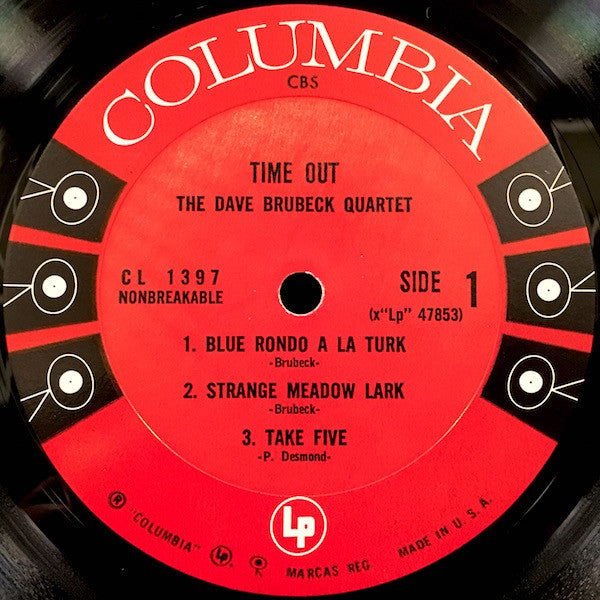 The Dave Brubeck Quartet : Time Out (LP, Album, Mono, RE)