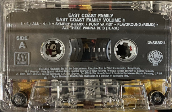 Various : East Coast Family Volume 1 (Cass, Album)