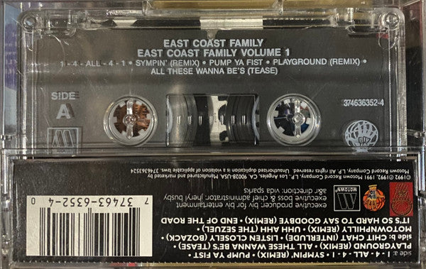 Various : East Coast Family Volume 1 (Cass, Album)