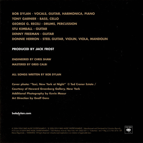 Bob Dylan : Modern Times (CD, Album)