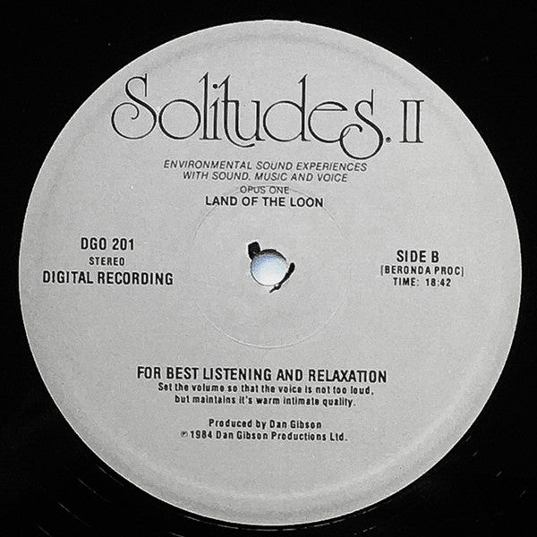 Dan Gibson : Solitudes II - Opus One - Land Of The Loon (LP, Album)