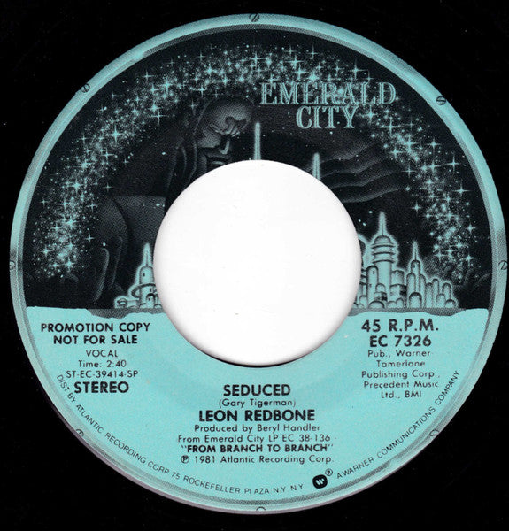 Leon Redbone : Seduced (7", Mono, Promo)
