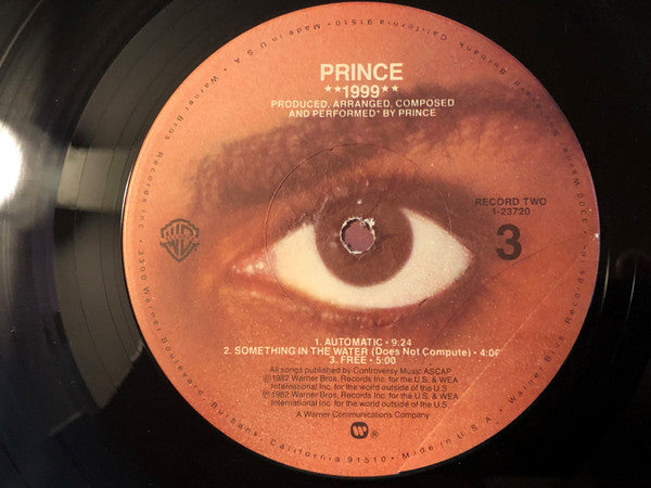 Prince : 1999 (2xLP, Album, Win)