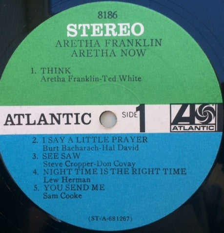 Aretha Franklin : Aretha Now (LP, Album)