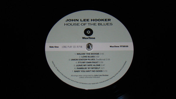 John Lee Hooker : House Of The Blues (LP, Album, Ltd, RE, RM, 180)
