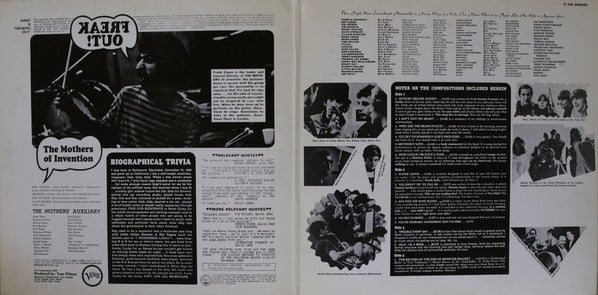 The Mothers Of Invention* : Freak Out! (2xLP, Album, RP)