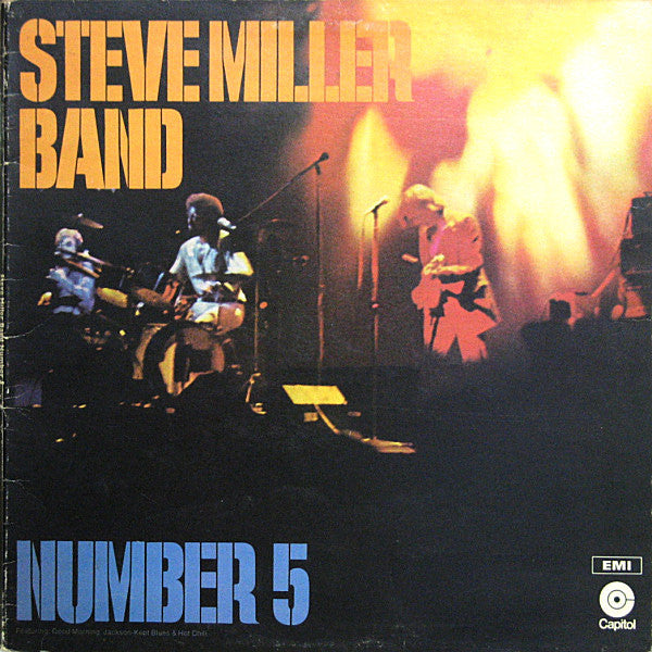 Steve Miller Band : Number 5 (LP, Album, RP, Gat)