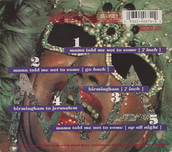 The Wolfgang Press : Mama Told Me Not To Come (CD, Maxi, Dig)