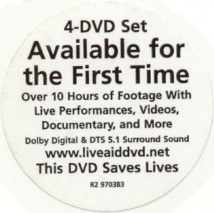 Various : Live Aid (4xDVD-V, NTSC + Box)