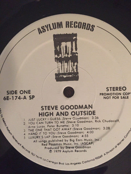 Steve Goodman : High And Outside (LP, Promo)