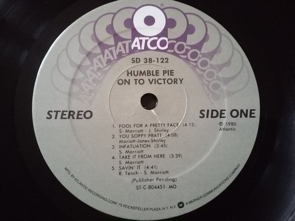 Humble Pie : On To Victory (LP, Album, MO )