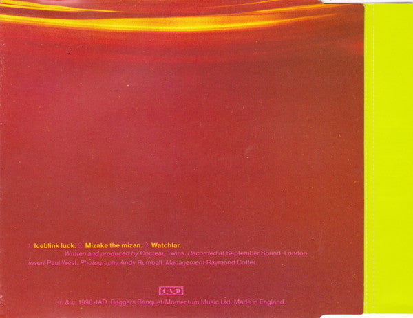 Cocteau Twins : Iceblink Luck (CD, Single)