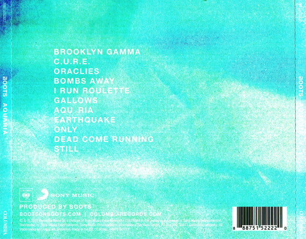 BOOTS (18) : Aquaria (CD, Album)