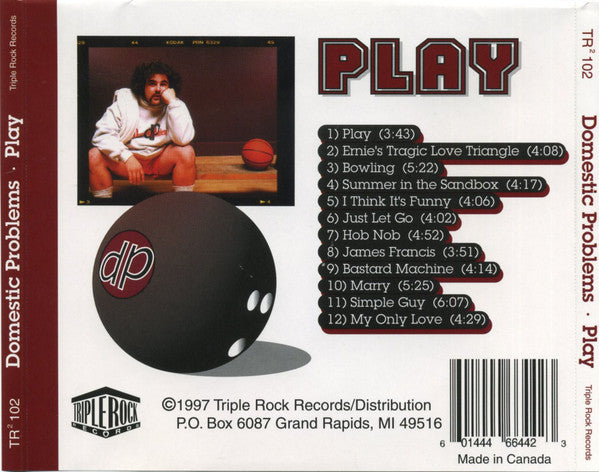 Domestic Problems : Play (CD, Album)