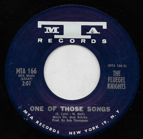 King Richard's Fluegel Knights : One Of Those Songs / Memories Are Made Of This (7", Single)