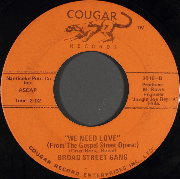 Broad Street Gang : Fair Skin Man (7")