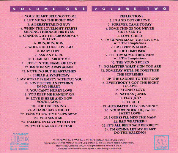 Diana Ross & The Supremes* : Anthology (2xCD, Comp)