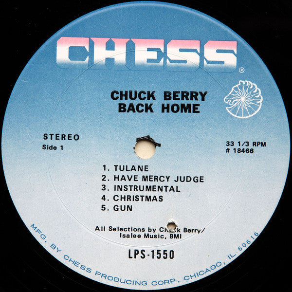 Chuck Berry : Back Home (LP, Album, Ter)