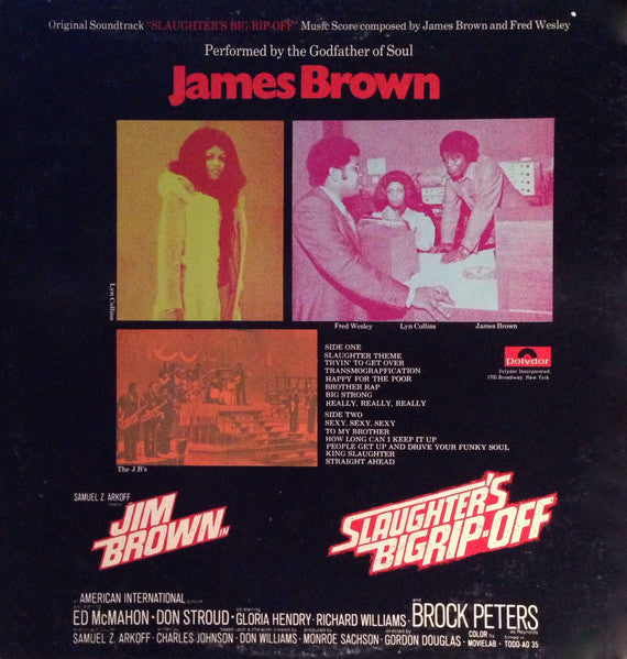 James Brown : Slaughter's Big Rip-Off (Original Motion Picture Soundtrack) (LP, Album, Pre)