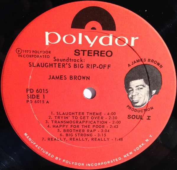 James Brown : Slaughter's Big Rip-Off (Original Motion Picture Soundtrack) (LP, Album, Pre)