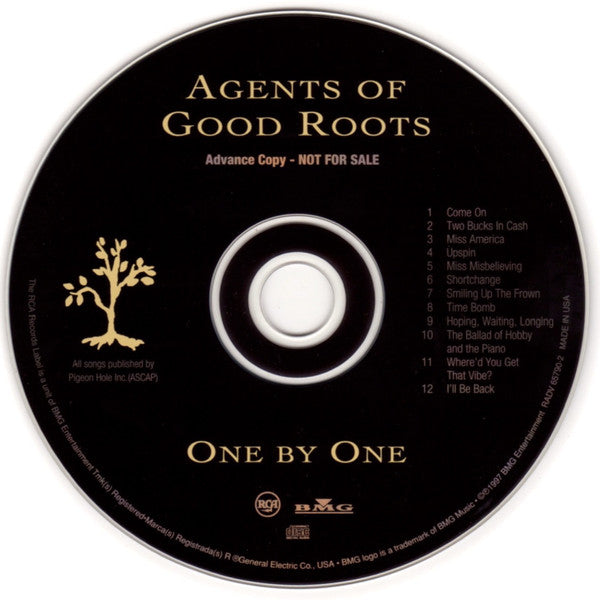 Agents Of Good Roots : One By One (CD, Advance, Album, Promo)