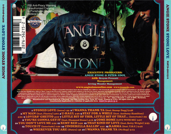 Angie Stone : Stone Love (CD, Album, Copy Prot.)