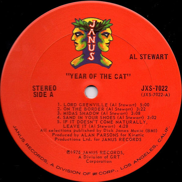 Al Stewart : Year Of The Cat (LP, Album, Gat)