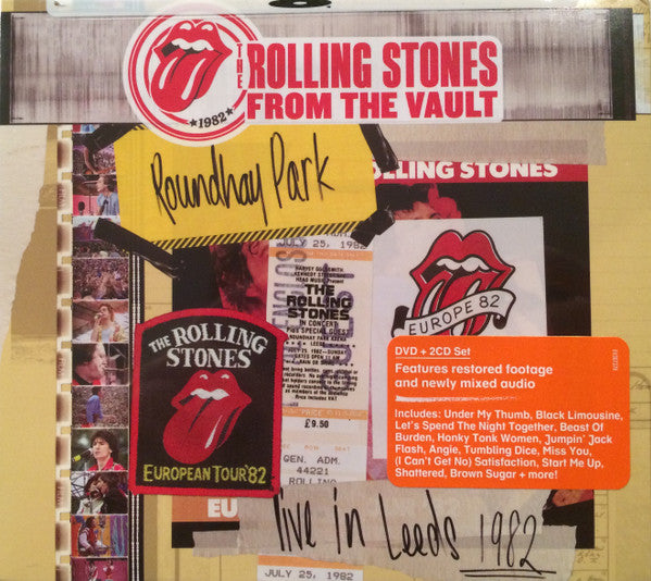 The Rolling Stones : Live In Leeds 1982 (DVD, Multichannel, NTSC, Reg + 2xCD, Album)