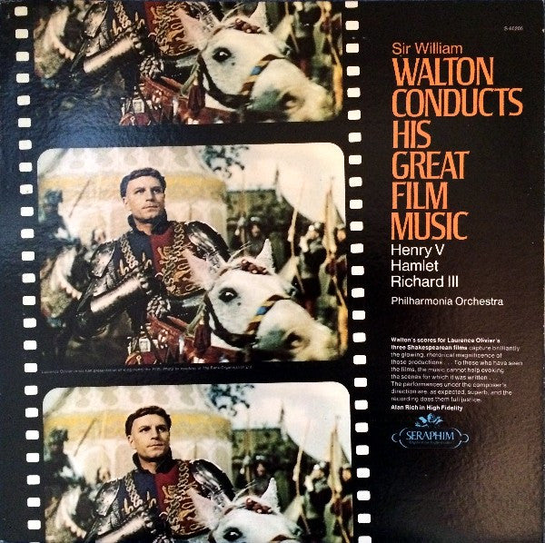 Sir William Walton, Philharmonia Orchestra : Sir William Walton Conducts His Great Film Music (Henry V / Hamlet / Richard III) (LP, RE)