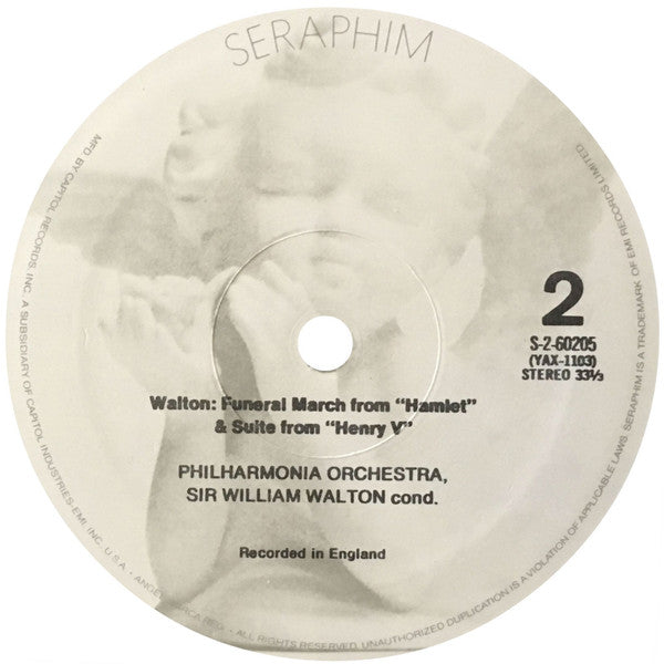 Sir William Walton, Philharmonia Orchestra : Sir William Walton Conducts His Great Film Music (Henry V / Hamlet / Richard III) (LP, RE)