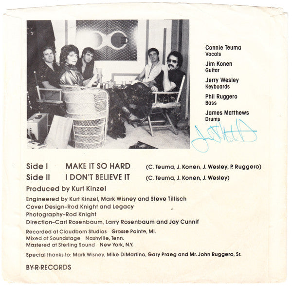 Legacy (51) : Make It So Hard / I Don't Believe It (7", Single)
