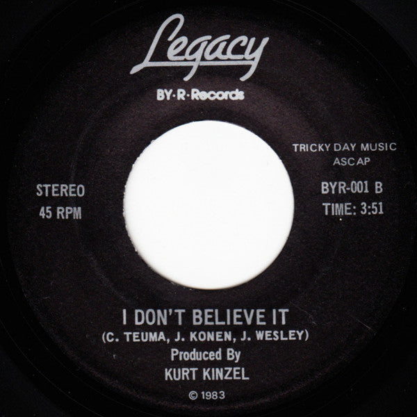 Legacy (51) : Make It So Hard / I Don't Believe It (7", Single)