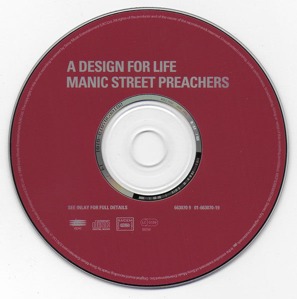 Manic Street Preachers : A Design For Life (CD, Maxi, CD2)