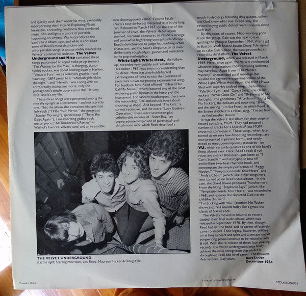 The Velvet Underground : White Light/White Heat (LP, Album, RE, 53 )