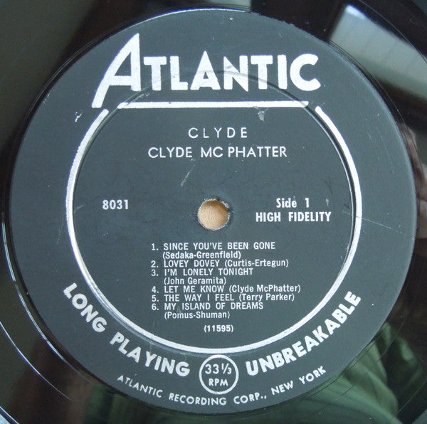 Clyde McPhatter : Clyde (LP, Album, Mono)