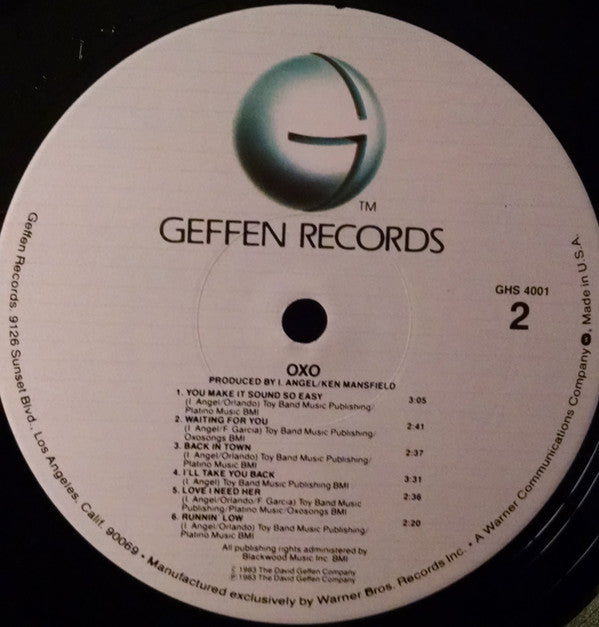 OXO (2) : Oxo (LP, Album)
