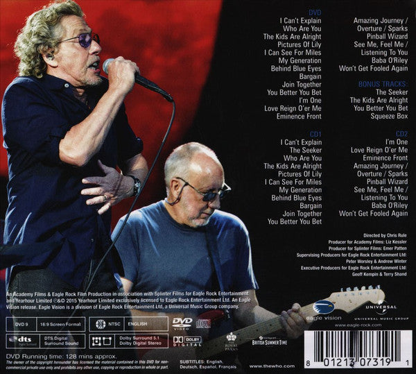 The Who : Live In Hyde Park (2xCD, Album + DVD)