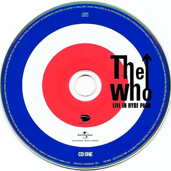The Who : Live In Hyde Park (2xCD, Album + DVD)