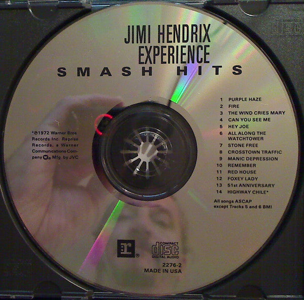 The Jimi Hendrix Experience : Smash Hits (CD, Comp, RE)