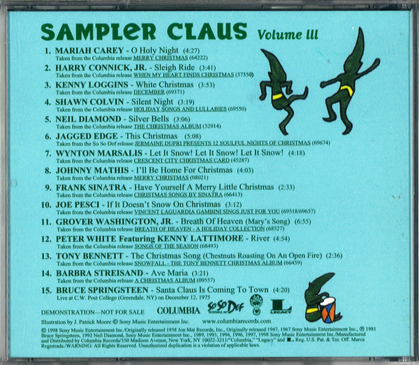 Various : Sampler Claus Volume III (CD, Promo, Smplr)