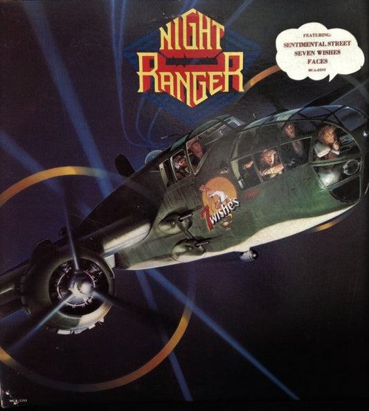 Night Ranger : 7 Wishes (LP, Album, Pin)