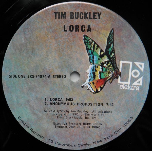 Tim Buckley : Lorca (LP, Album, Ter)