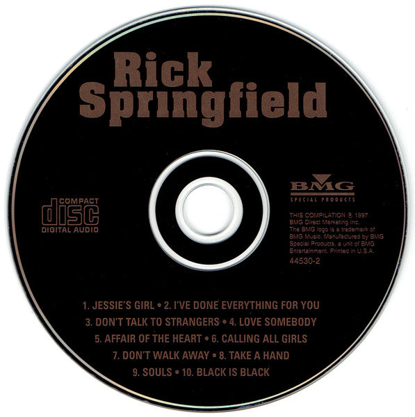 Rick Springfield : The Encore Collection (CD, Comp)