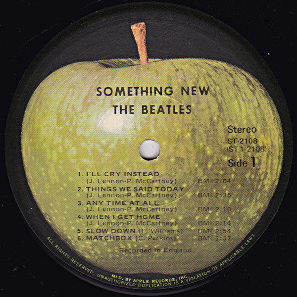 The Beatles : Something New (LP, Album, RP, Los)