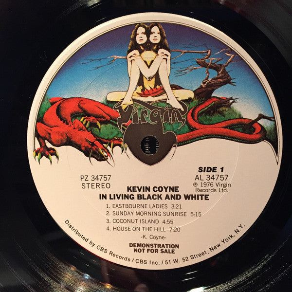 Kevin Coyne : In Living Black And White (LP, Album, Promo)