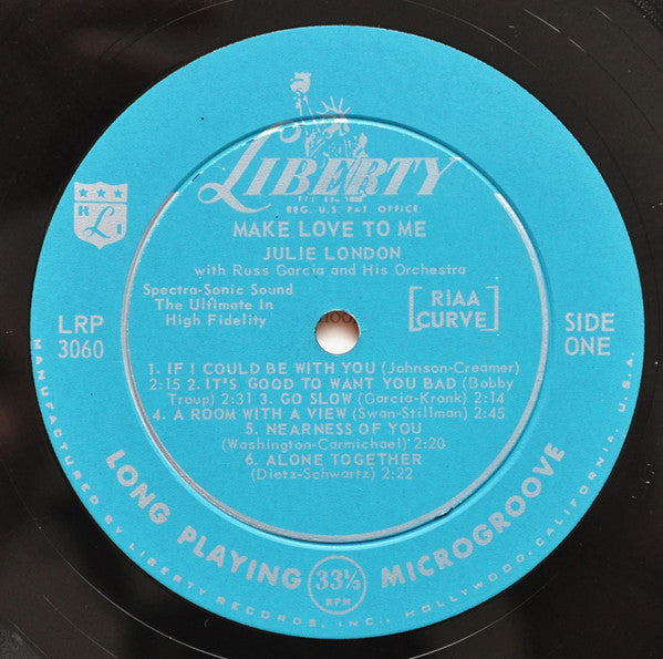 Julie London : Make Love To Me (LP, Album, Mono, Ind)