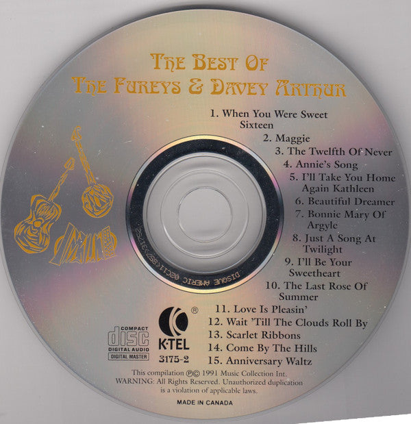 The Fureys & Davey Arthur : The Best Of The Fureys & Davey Arthur (CD, Album, Comp)