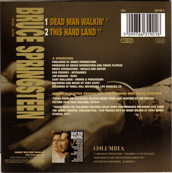 Bruce Springsteen : Dead Man Walkin' (CD, Single, Car)