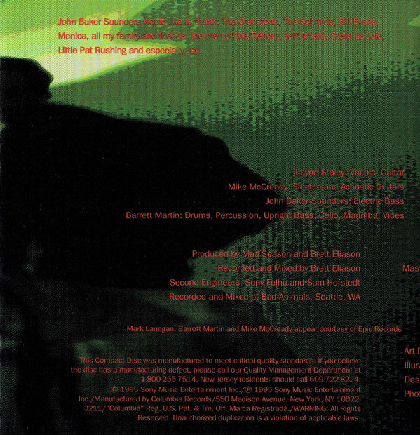 Mad Season : Above (CD, Album)